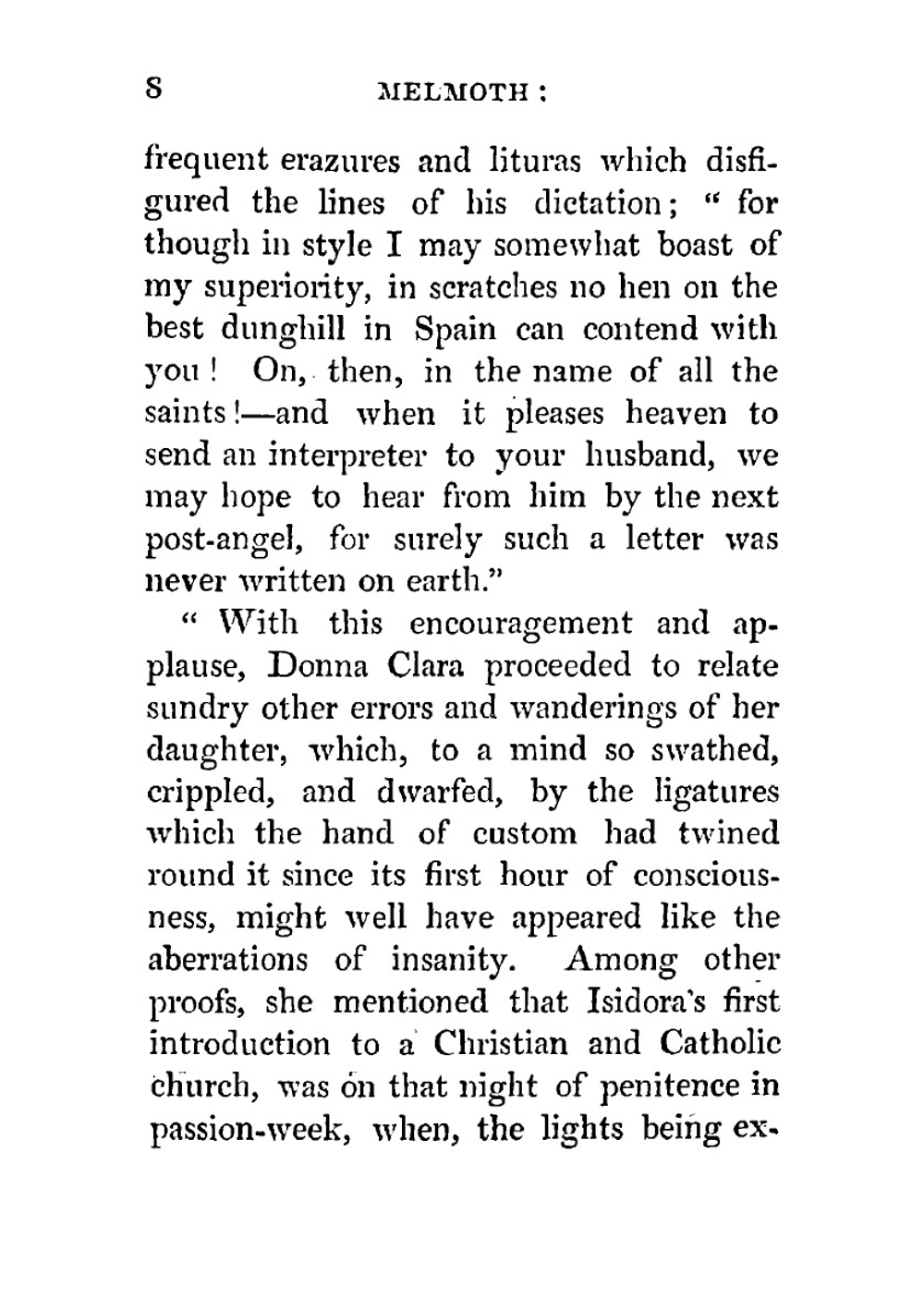 Melmoth the wanderer. Vol. 4 | Charles Robert Maturin