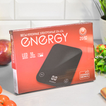 Весы кухонные электронные ENERGY EN-434, 10 кг, черные