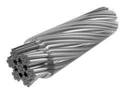 Тросик BOA комплектующее к роликам BOA, шнуровка стальная