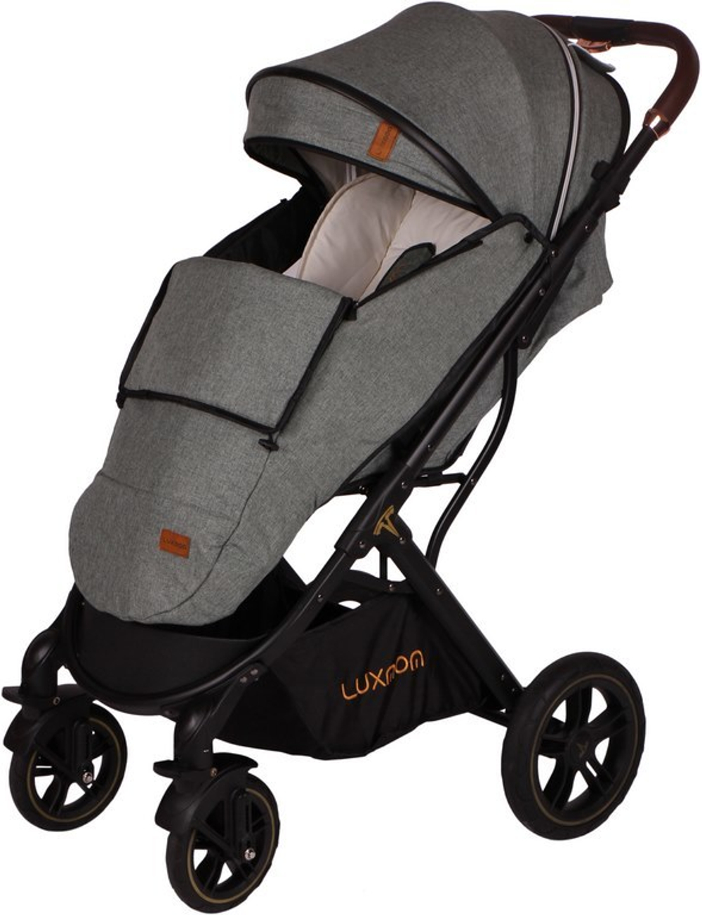 Прогулочная коляска luxmom 609 Зеленый текстиль