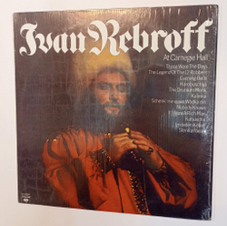 Винтажная виниловая пластинка LP Ivan Rebroff At Carnegie Hall (USA 1975)