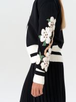 Кардиган для девочки на молнии в школу AT1070 черный