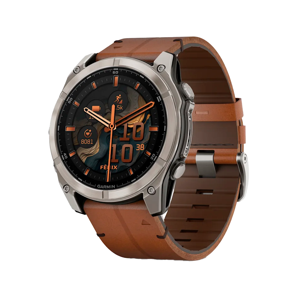 Умные часы Garmin Fenix 8, 51мм, Amoled Sapphire Titanium Graphite (010-02905-40)