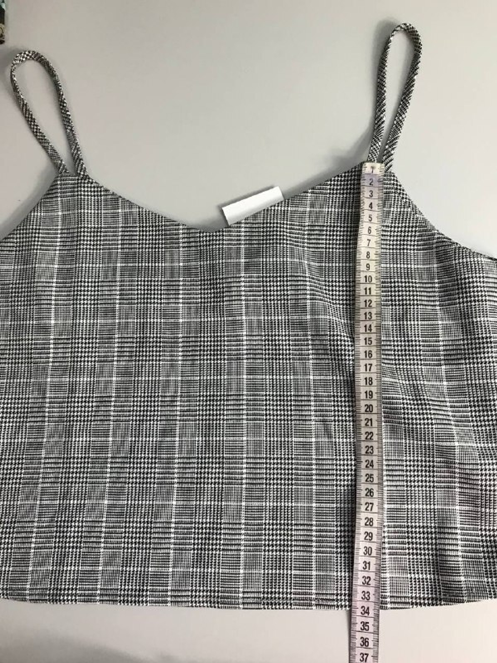 Топ Vero Moda в клетку, маркировка 34 eur, визуально 40 размер