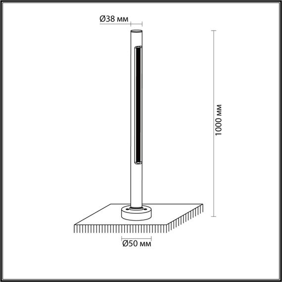 Уличный светодиодный светильник Odeon Light Nature Pifa 7036/16GL