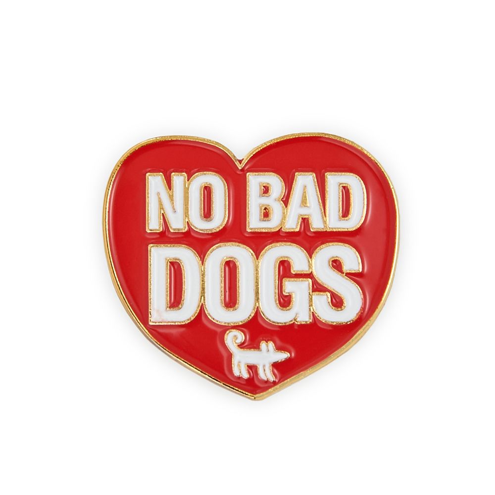 Значок эмалированный NO BAD DOGS Шарик