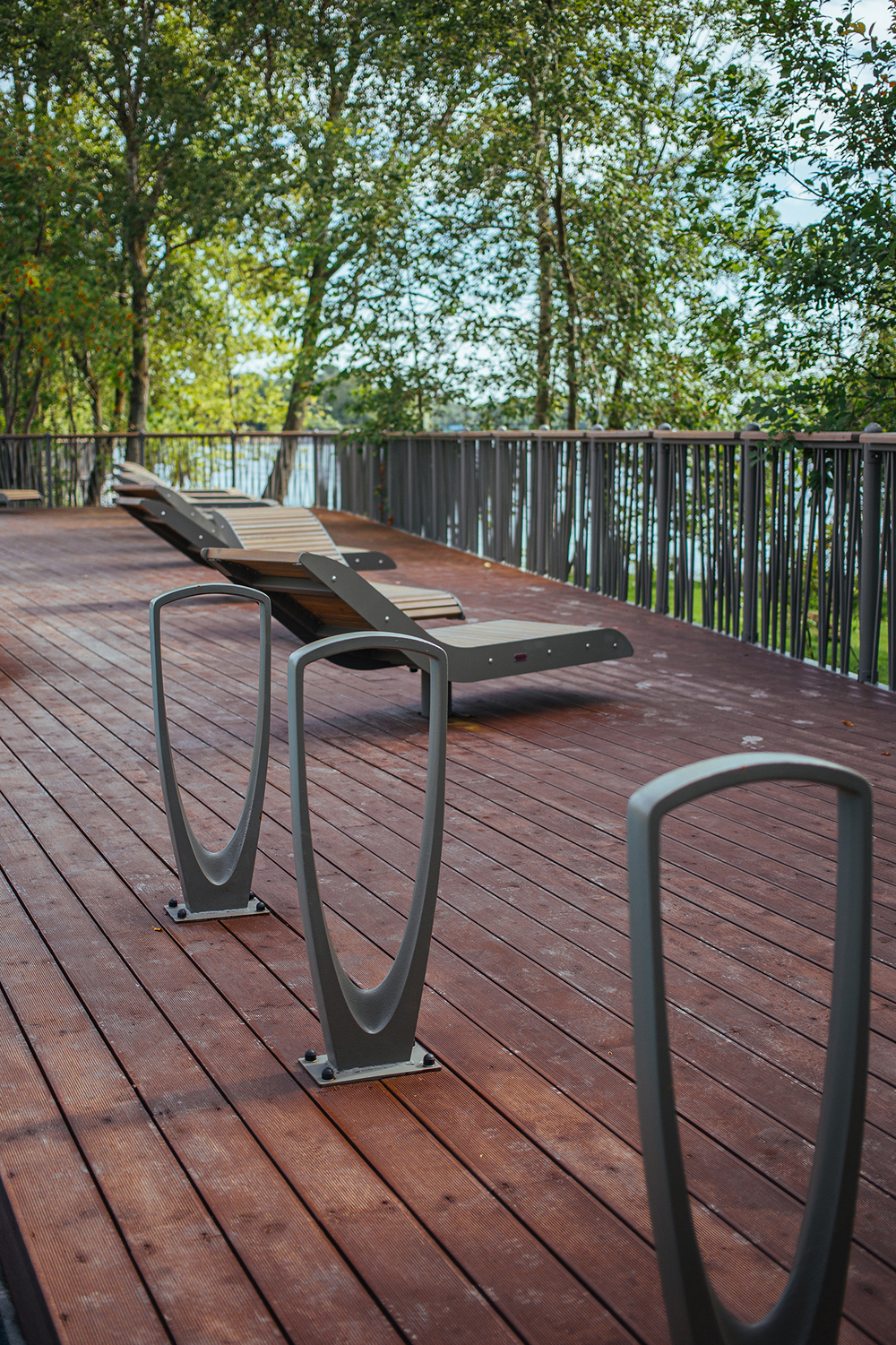 Чугунная велостойка SK00298