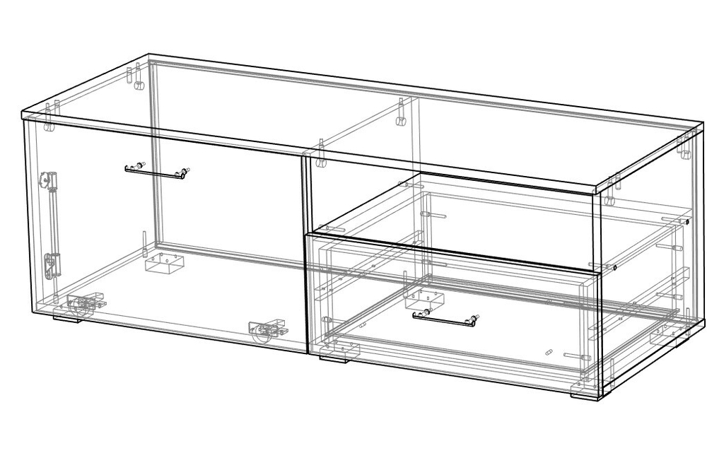 Гостиная Ноктюрн 3 МДФ (белая) 300*45*220 см, Белый, Белый Фасадный   Фиеста