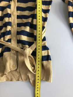 Кардиган Oodji в стильную полоску, визуально на 38 размер