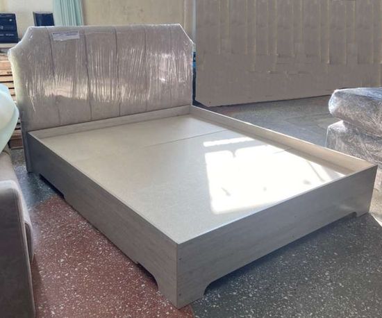 каркас кровати АДАЛИ с мягким изголовьем реальное фото