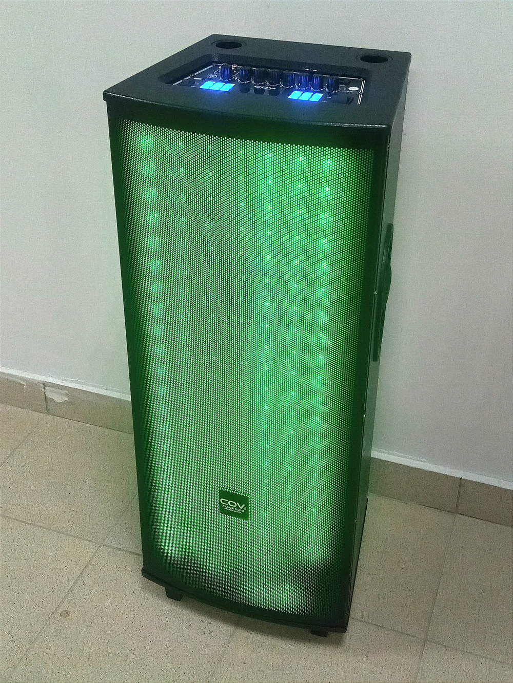 Напольная колонка COV CV-510 (100W/FM/USB/BT) караоке
