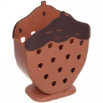 Подставка для столовых приборов «Клубника» 18,5*7см пластиковая, 2 секции