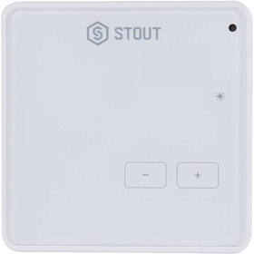 Проводной комнатный регулятор STOUT R-9z, белый