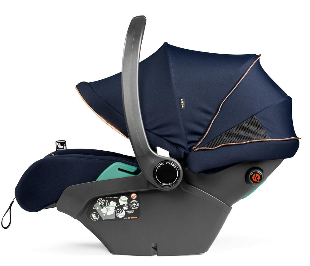 Коляска Peg Perego Veloce TC New Belvedere Lounge 3 в 1 Blue Shine