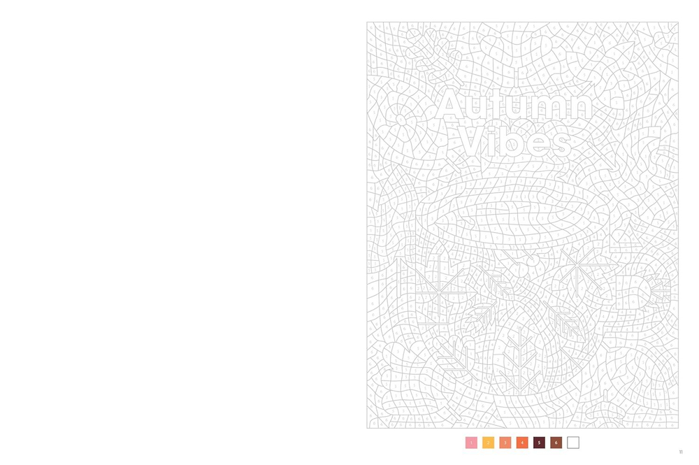 Раскраска по номерам Au fil des saisons : 40 coloriages mystère, 96 стр. 2295015553