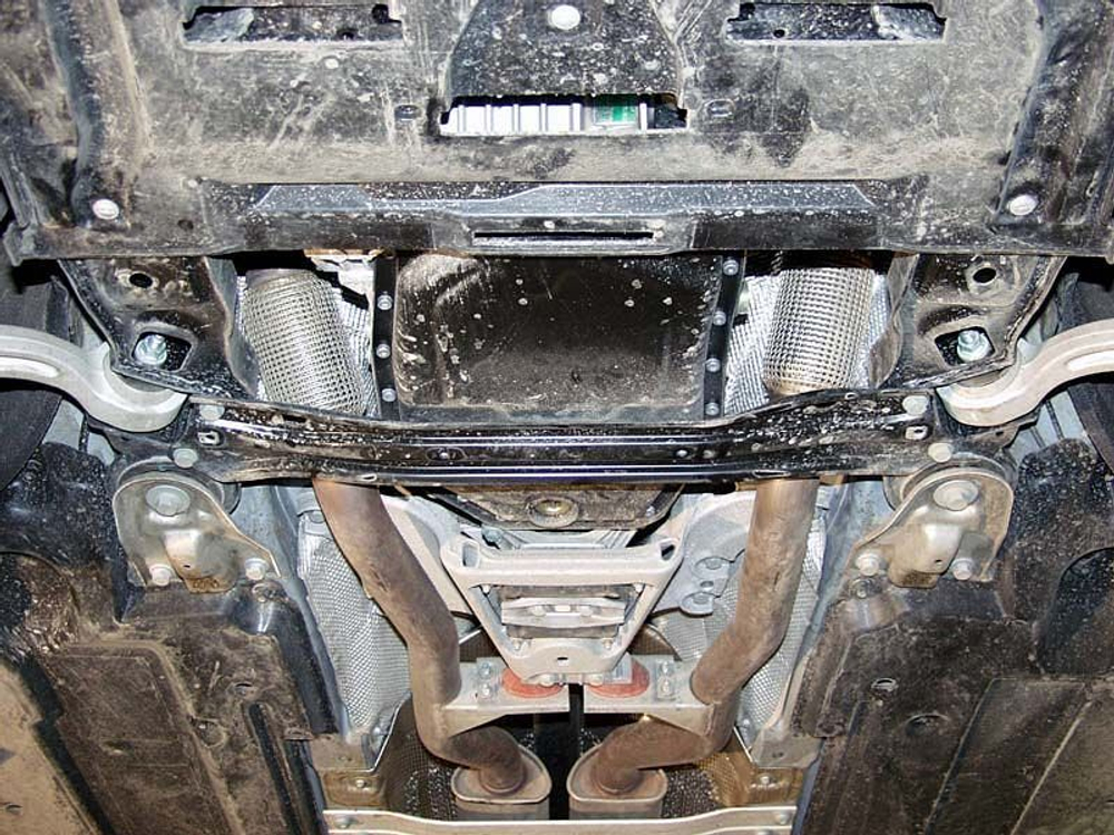Защита картера и КПП Sheriff для Audi A6 III (C6) 2004-2011 арт.02.0715