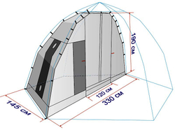Палатка Лотос 5 Спорт Баня