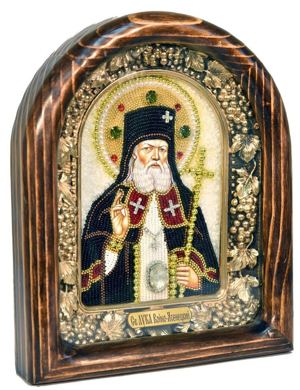 Икона Святой Лука Войно-Ясенецкий бисер