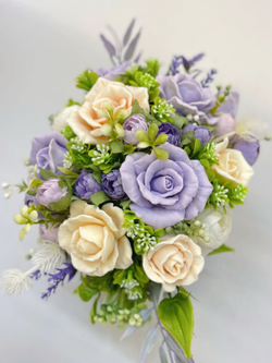 Букет из мыла ручной работы Шебби вайлет