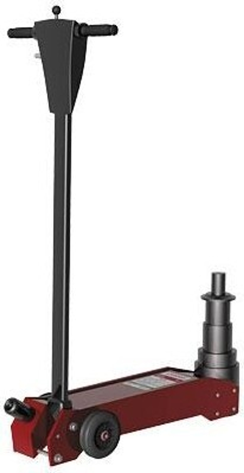 Домкрат подкатной СОРОКИН 3.650 пневмогидравлический двухплунжерный 35/65 т