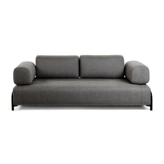 Трехместный диван Compo, темно-серый