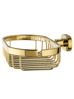 Мыльница с держателем WONZON & WOGHAND FIRST, Глянцевое золото (WW-8424-LG)