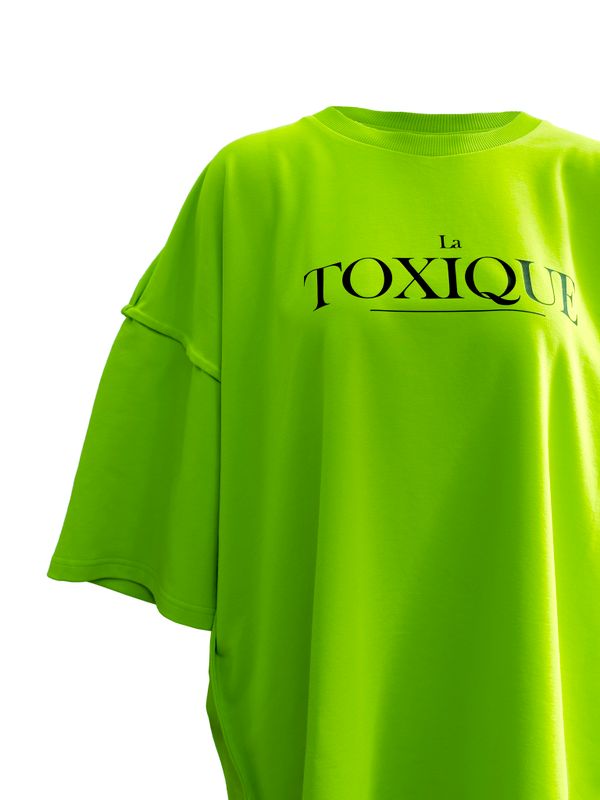Футболка оверсайз(унисекс) плотная «LA TOXIQUE»