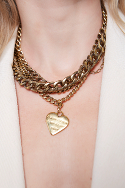 КОЛЬЕ С СЕРДЦЕМ