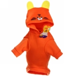 Кофта - толстовка с капюшоном для собак мелких пород «МОДНЫЙ БРО», тигрёнок, размер L (20*36*26см) Ultramarine