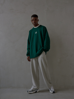 Wide Sweatpants LOGO Melange