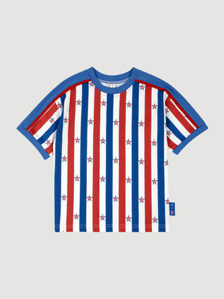 Футболка Mjölk х СКА Stripes, с контрастной отделкой