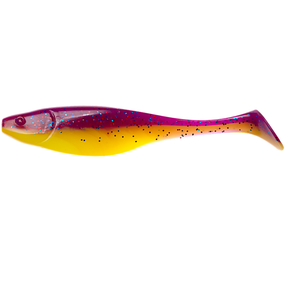 Мягкая приманка Narval Commander Shad 140мм  #007 3шт Purple Spring