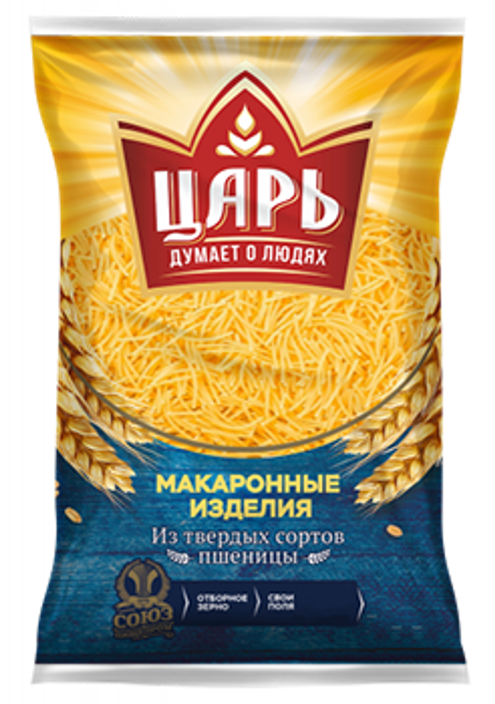 ЦАРЬ Вермишель тонкая (паутинка) 400гр (1х15)