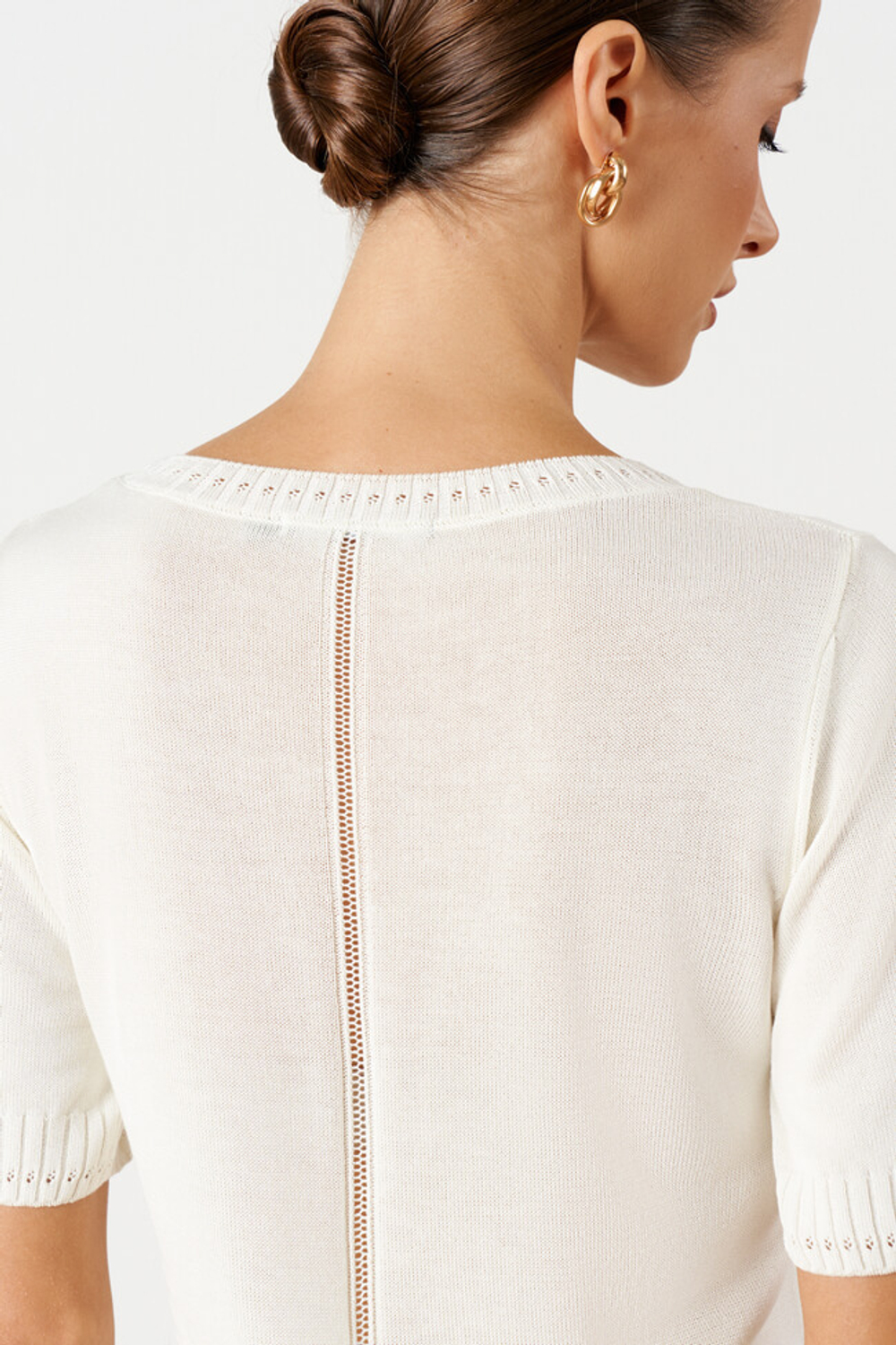 23255 Джемпер женский (молочный)