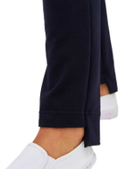 Костюм трикотажный Т-305 женский, блуза, брюки, тёмно-синий