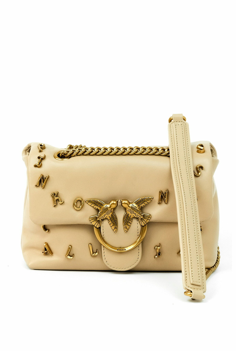 MINI LOVE BAG PUFF PINKONESS CALLING - beige