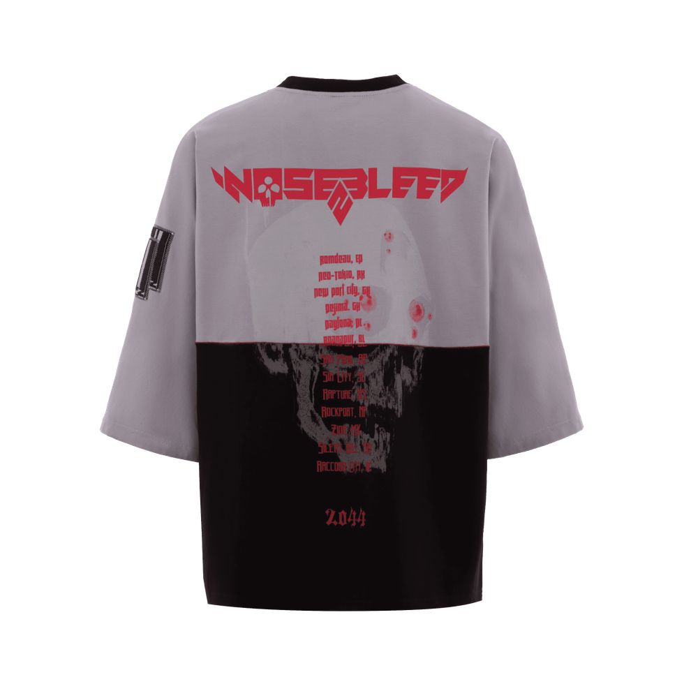 Футболка Heartz Self-Hommage Deconstructed 3/4 серая