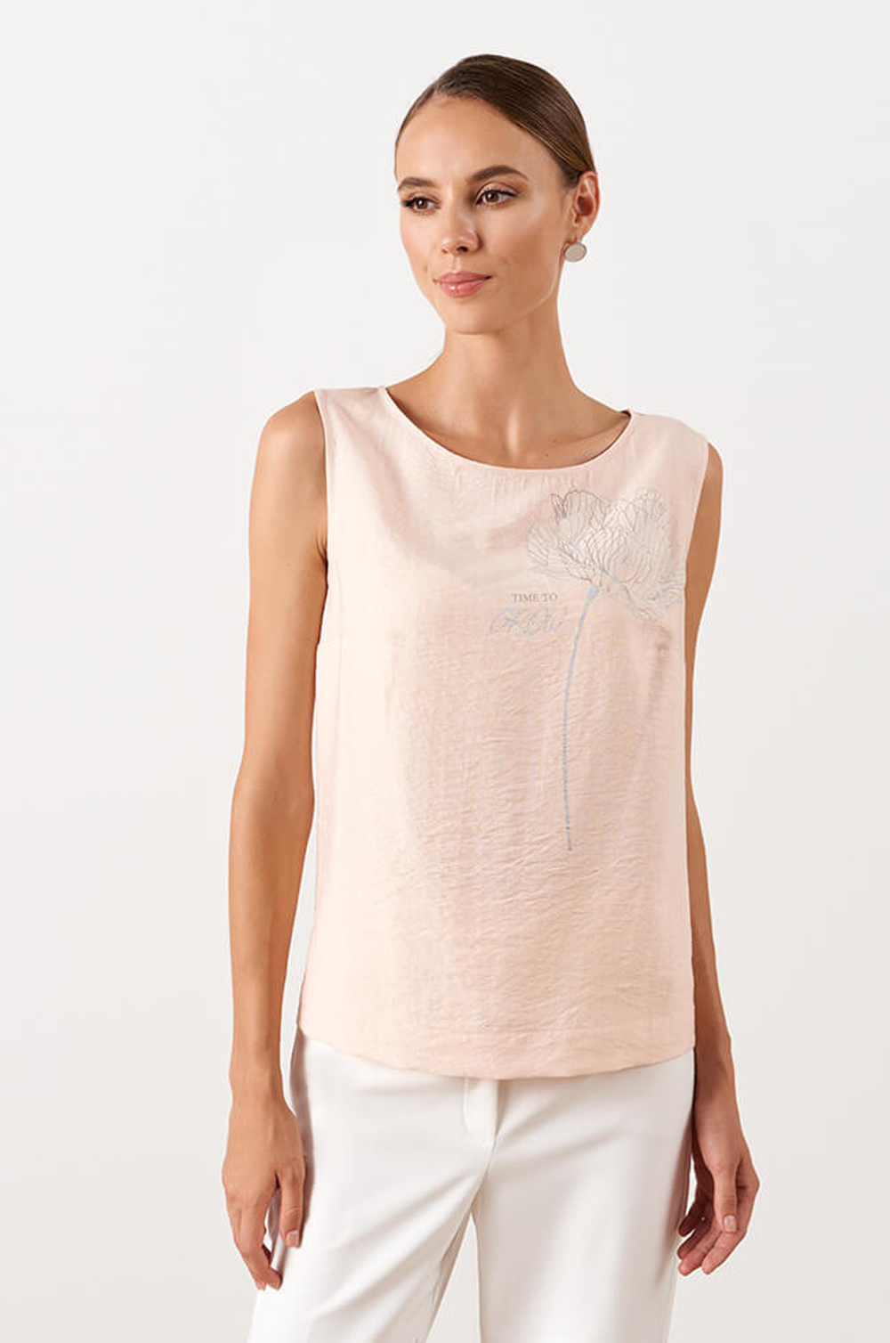 23048 Блузка женская (пудрово-розовый)