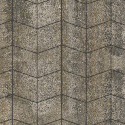 Тротуарная плитка РОМБ - Искусственный камень Базальт