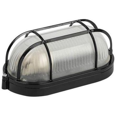 Светильник НБП 04-60-002 1х60Вт E27 IP54 акватермо алюм./стекло с решеткой черн. Эра Б0063898