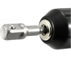 Переходники для шуруповерта под торцевые головки 1/4", 3/8", 1/2"