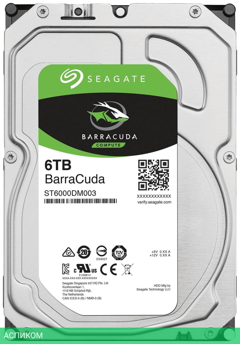Жесткий диск Seagate Original ST6000DM003