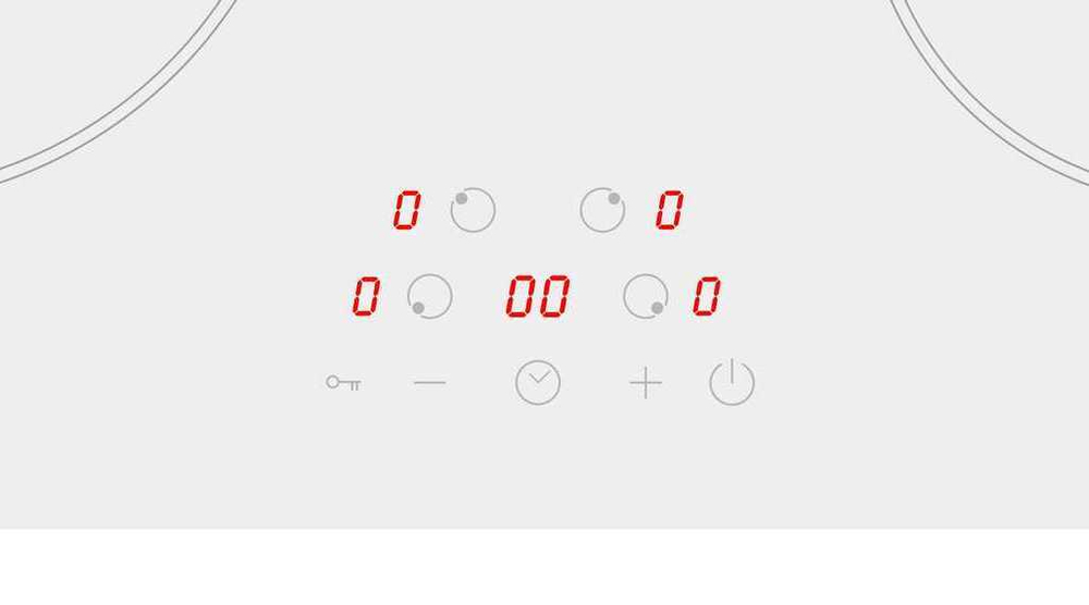 Электрическая варочная панель Korting HI 64013 BW