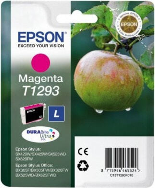 Картридж струйный пурпурный 1 шт Epson T1293 C13T12934010
