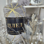 Плед 180*200см «LuxGeometry», цвет серый, микрофлис