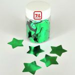 БЛЕСК 110 КОНФЕТТИ ЗВЁЗДЫ - ЗЕЛЁНЫЙ 3 сантиметра