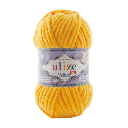 ALIZE "VELLUTO", 216 желтый