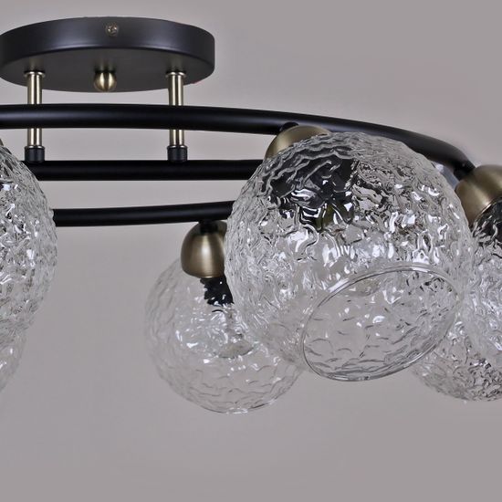 Люстра потолочная ILLUMICO E14 IL0296-8CSQ-79 BK AB