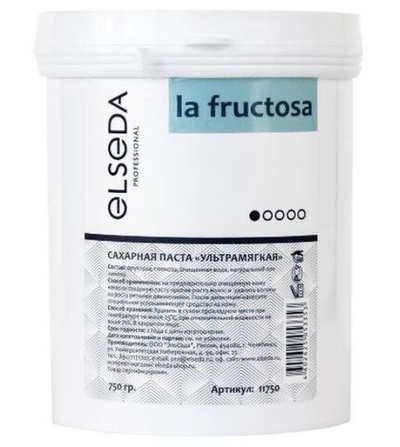 ELSEDA сахарная паста УЛЬТРАМЯГКАЯ на фруктозе 750 г
