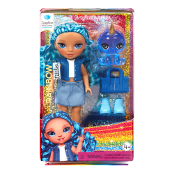 Rainbow High Littles - Модная кукла Sapphire Bradshaw (Сапфировая) + животное 531197